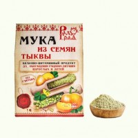 Мука тыквы семян, 200 гр, Радоград - Магазин полезного питания jiva124.ru